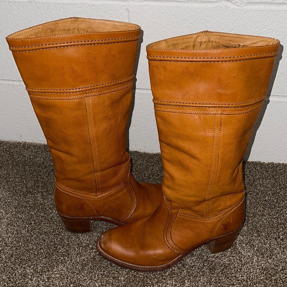 Frye Jane riding boots brown size 11